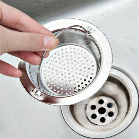 sink drain basket|Flex Strainer Kitchen Sink Drain Strainer & Stopper, Black, 2 pk.